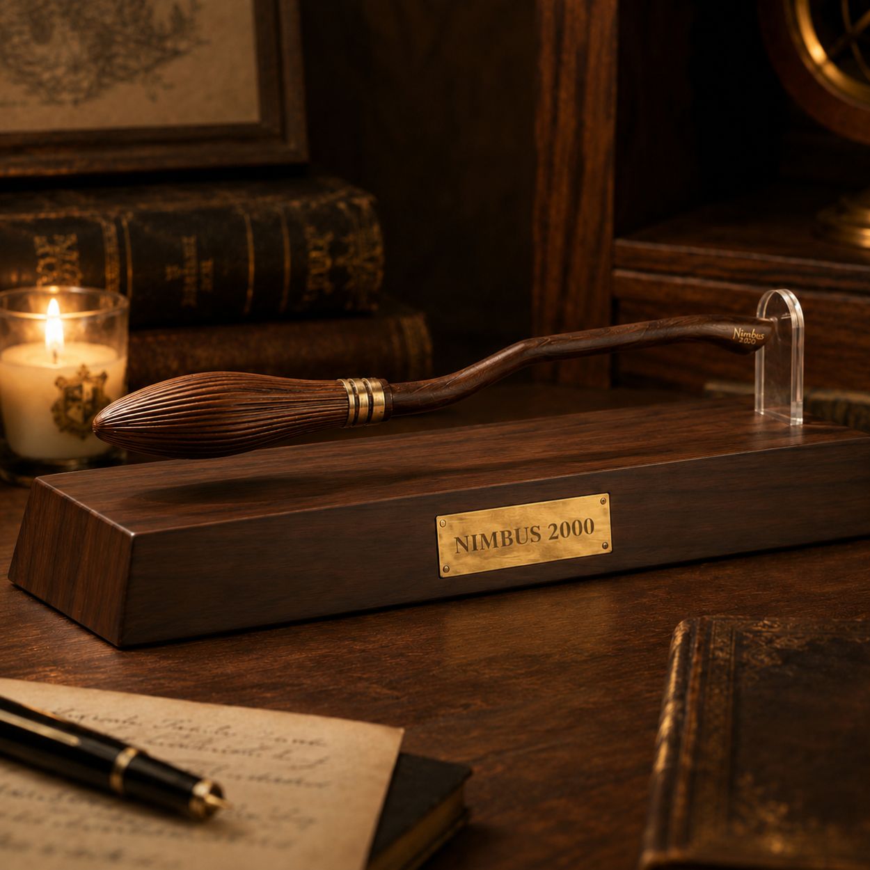 Floating Broomstick Pen