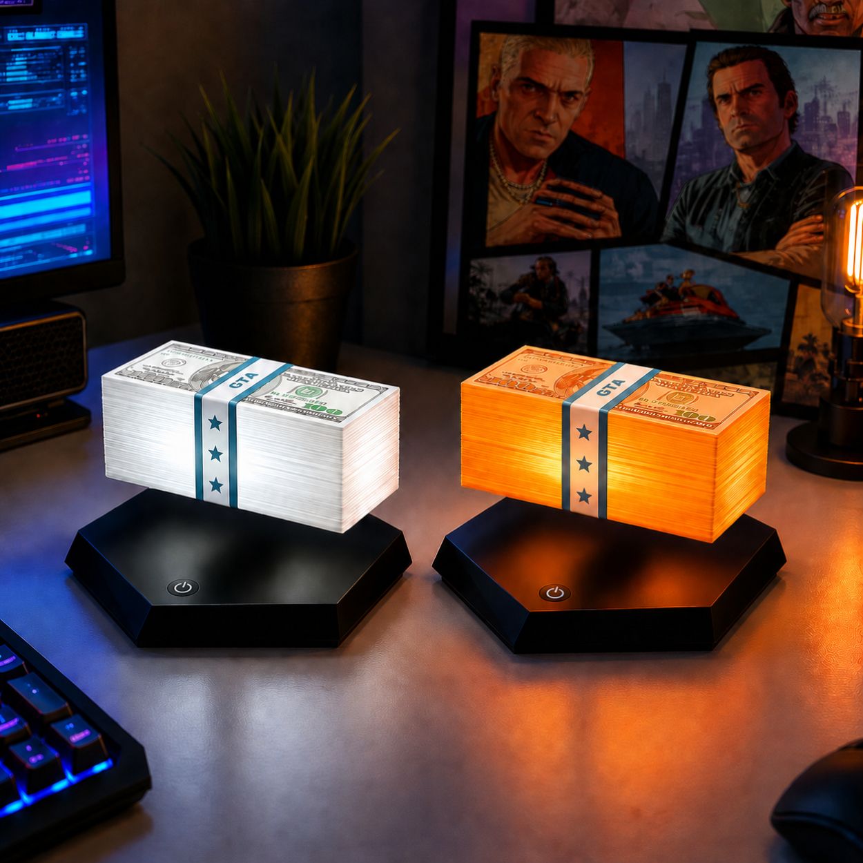 Floating Cash Lamp